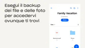 Dropbox: Backup di Foto e File screenshot