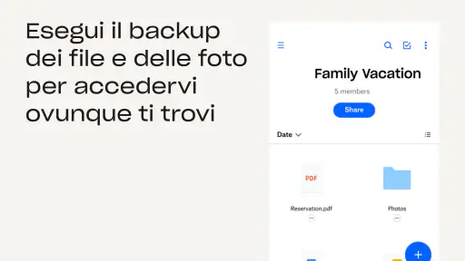 Dropbox: Backup di Foto e File 1