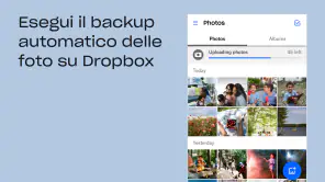 Dropbox: Backup di Foto e File screenshot