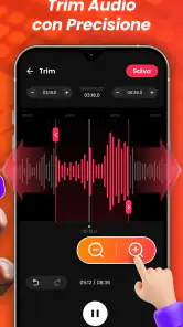 Editor Audio, Tagliare Musica screenshot