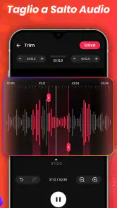 Editor Audio, Tagliare Musica screenshot