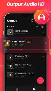 Editor Audio, Tagliare Musica screenshot