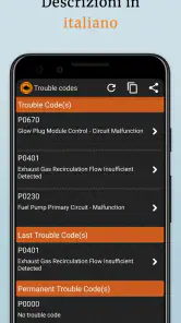 EOBD Facile: OBD 2 Car Scanner screenshot