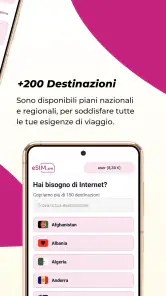 eSIM.sm: Piani eSIM Viaggio screenshot
