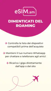 eSIM.sm: Piani eSIM Viaggio screenshot