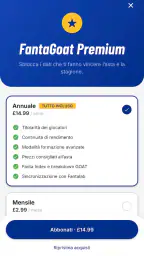 FantaGOAT: Asta e Formazioni 5