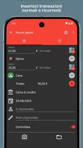 Fast Budget - Gestione Spese screenshot