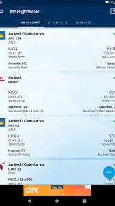 FlightAware Tracking volo screenshot