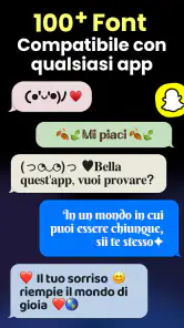 Fonts emoji Tastiera Carattere screenshot