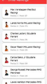 Formula Live Streaming screenshot