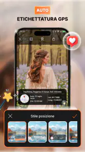 Foto GPS con Posizione screenshot