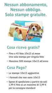 FreePrints Stampe fotografiche screenshot