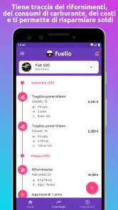 Fuelio: prezzi benzina, costi screenshot