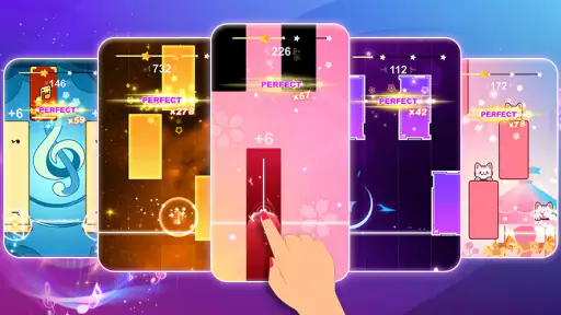 Galaxy Piano: Scrolling Rush 7