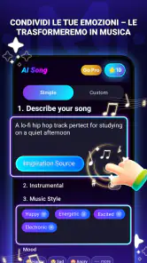 Generatore di Canzoni AI screenshot