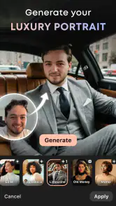 GIO: AI Generatore di foto screenshot