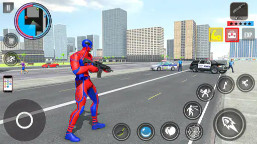 Rope Action City Fighting Game 3
