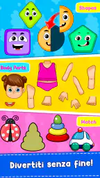 Giochi per bambini per 2+ anni 4