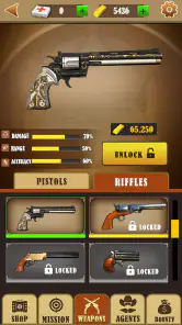 Gioco di tiro western survival screenshot