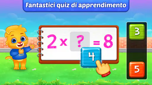 Gioco tabelline per bambini 5+ 2