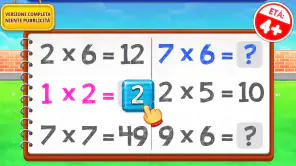Gioco tabelline per bambini 5+ screenshot