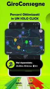 GiroConsegne Mappa Percorsi screenshot
