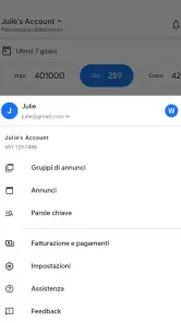 Google Ads screenshot