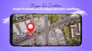 Mappa satellitare GPS screenshot