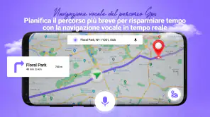 Mappa satellitare GPS screenshot