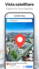 GPS satellitare mappa Terra screenshot