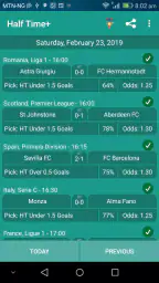 Half Time Plus 4