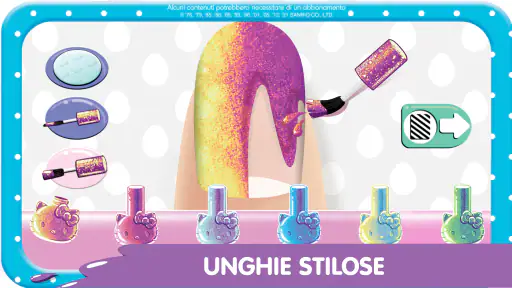 Hello Kitty salone per unghie 5