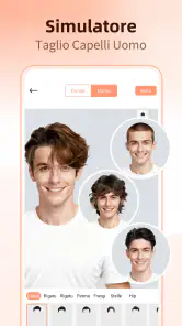 IA Acconciature Simulatore screenshot