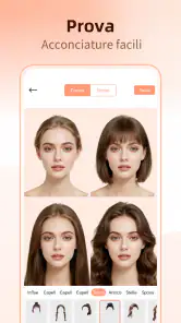 IA Acconciature Simulatore screenshot