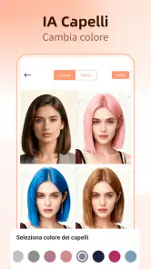 IA Acconciature Simulatore screenshot