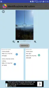 Identificazione del colore screenshot