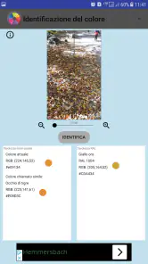 Identificazione del colore screenshot