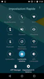 Impostazioni rapide - Toggle 5