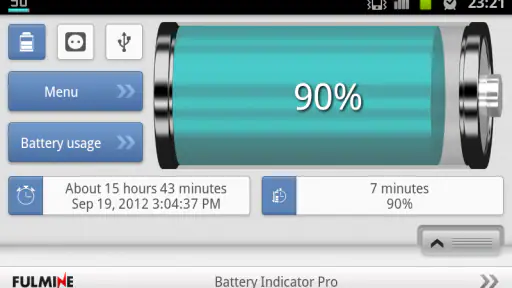 Indicatore di Batteria Pro 7
