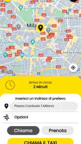 inTaxi, in taxi in Italia screenshot