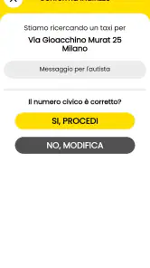 inTaxi, in taxi in Italia screenshot