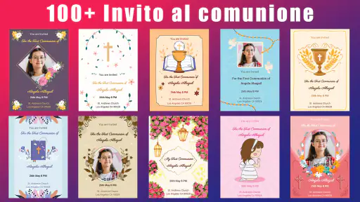 Invito Comunione Battesimo 2
