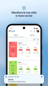 IQAir AirVisual | Qualità aria screenshot