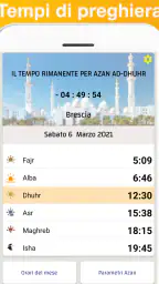 Italia Azan: Tempi di preghier 1
