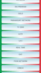 Italia TV diretta - Canali TV 3