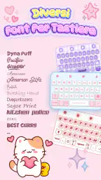 Keyboard Themes: Emoji Fonts 5