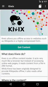 Kiwix screenshot