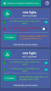 LastSeen Monitoraggio Online screenshot