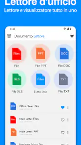 Lettore di tutti i documenti: screenshot