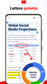 Lettore PDF - PDF Viewer, Docx screenshot